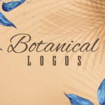 Botanical logo templates cover