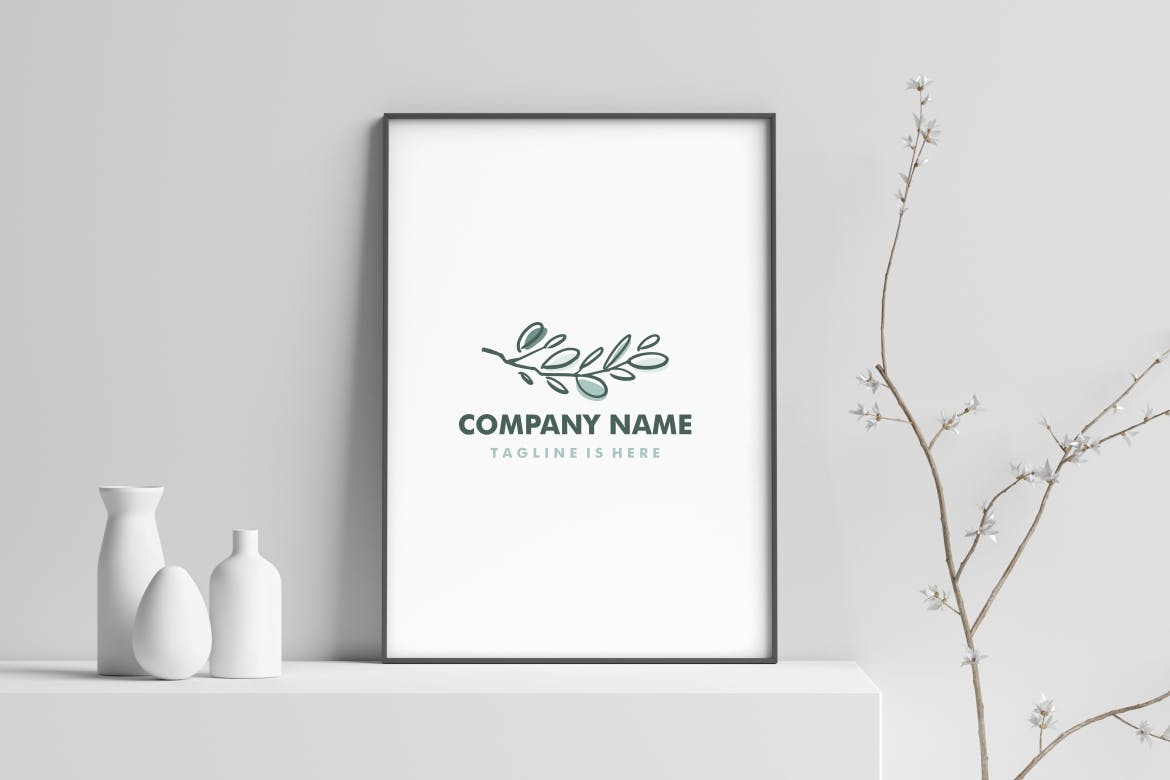 Eucalyptus logo template