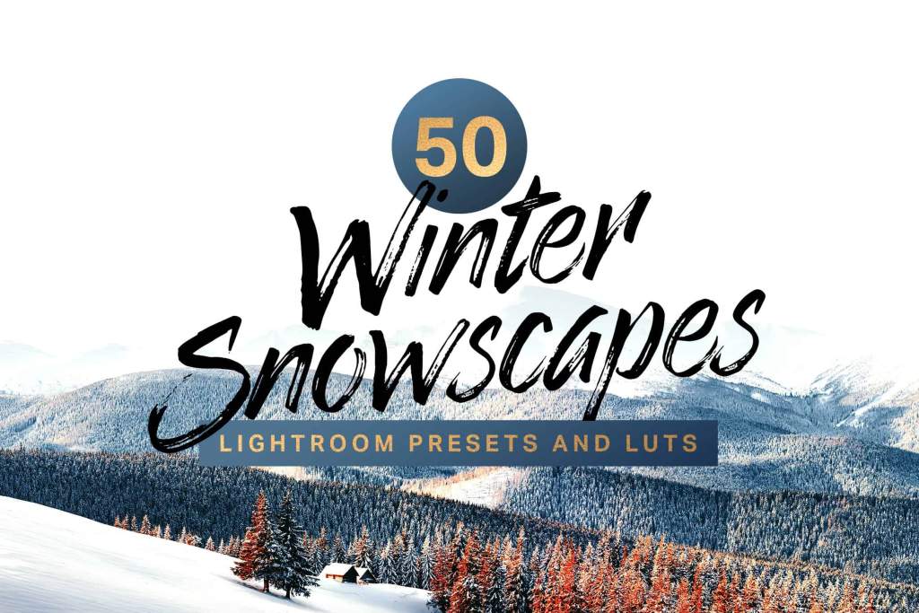 Free winter snowscapes lightroom presets