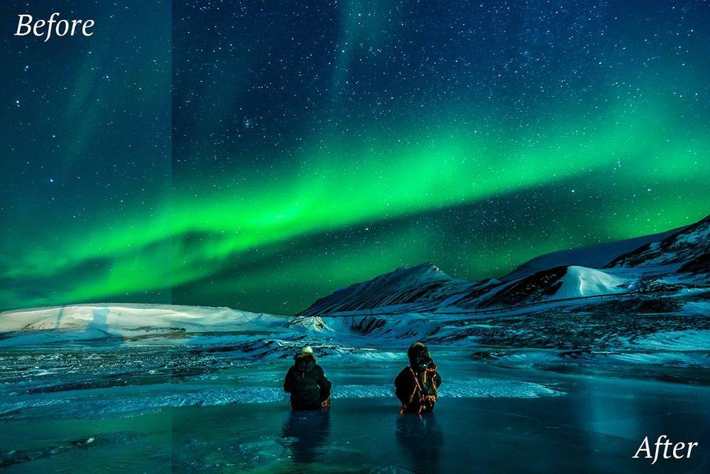 Aurora borealis lightroom presets