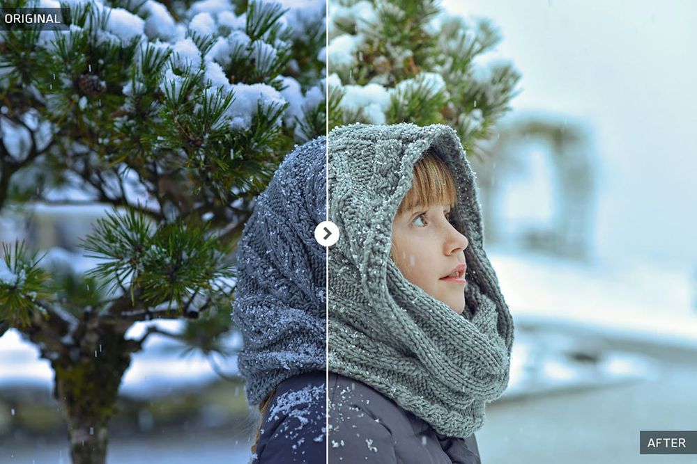 50 premium joyful winter lightroom presets