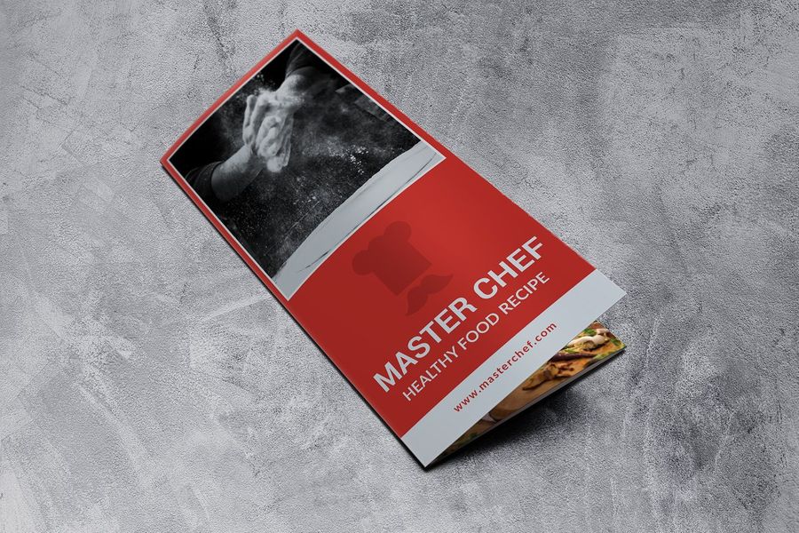 A brochure template for food related project
