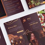 Food beverage brochure templates