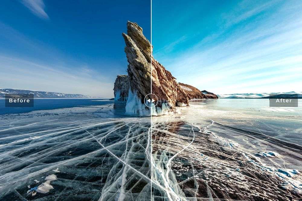 Professional lake baikal lightroom presets