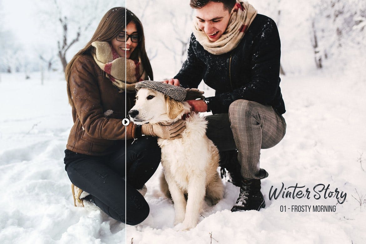 Winter story lightroom presets