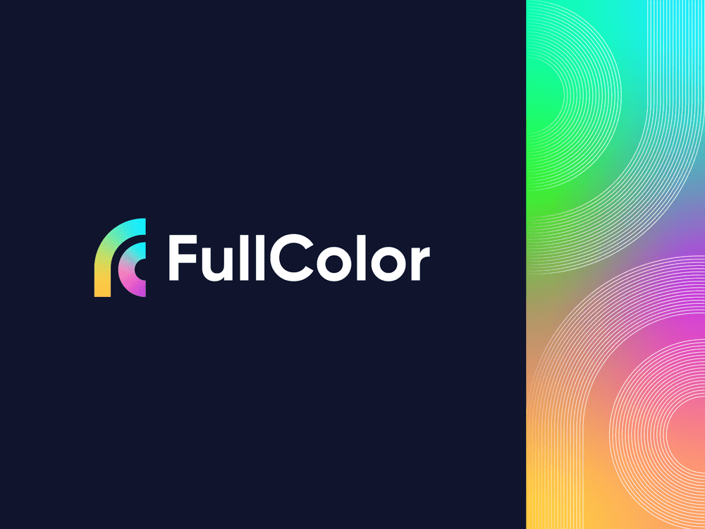 Thiết kế logo gradient