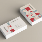 Geometric Business Card Templates Cover