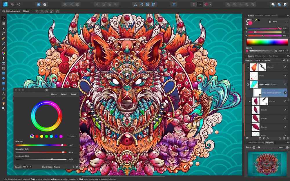 Affinity Designer Screenshot