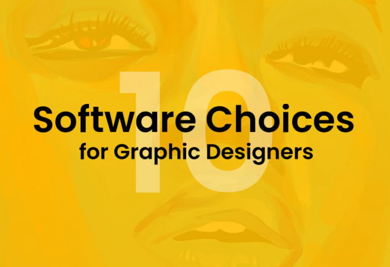 Sowtware choices for graphic designers cover