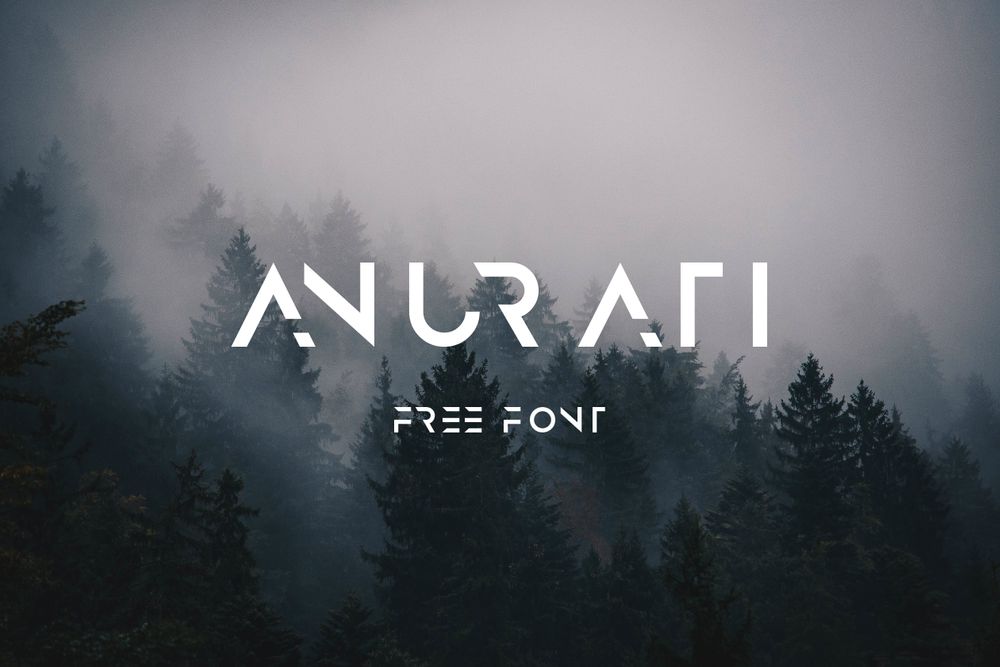 A free modern minimalist font