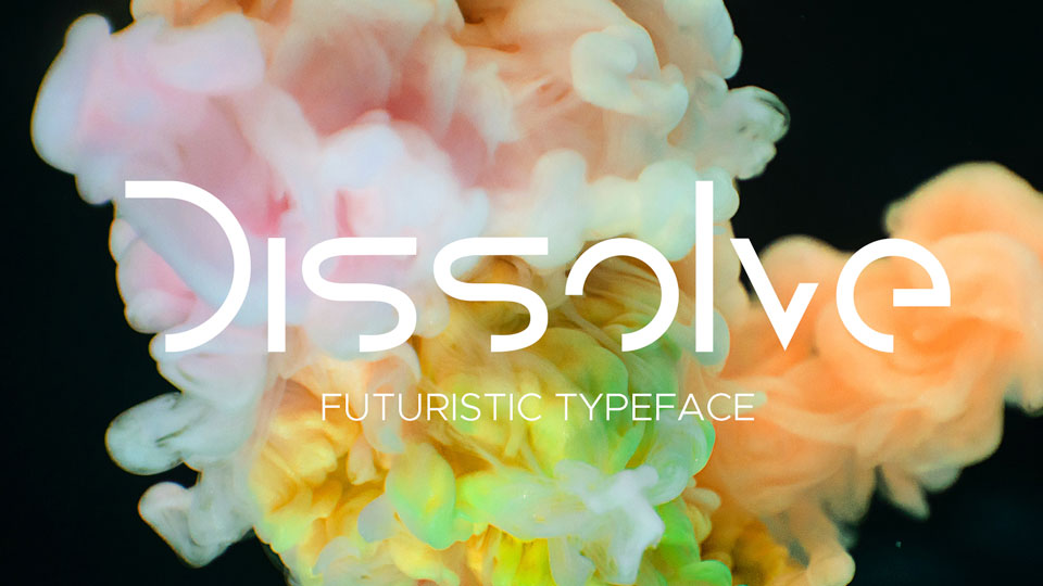 A free minimalist futuristic font