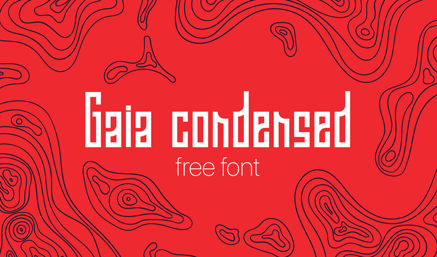 A free condensed font