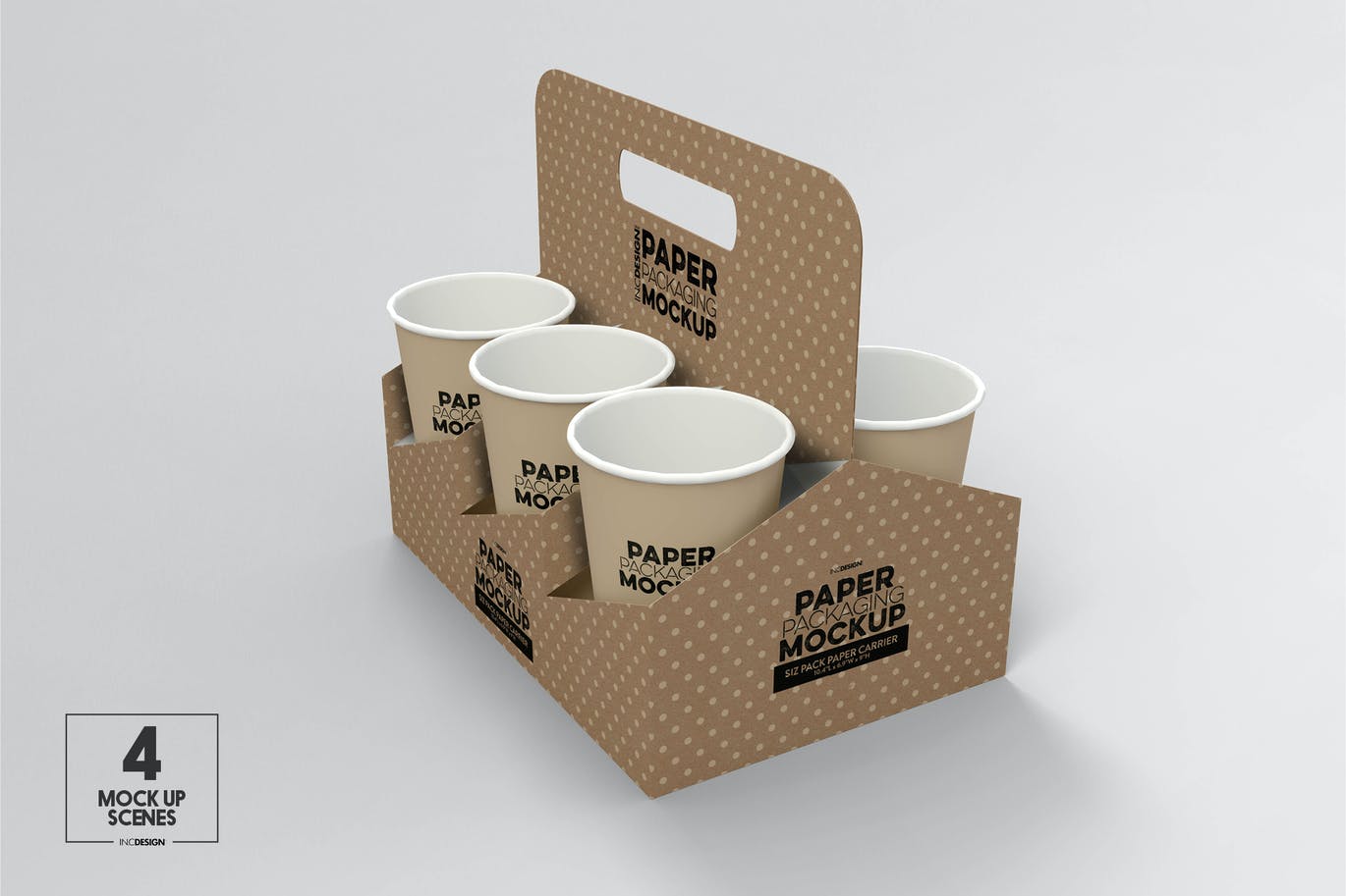 Carrier W Matte Cups Mockup - Yellowimages