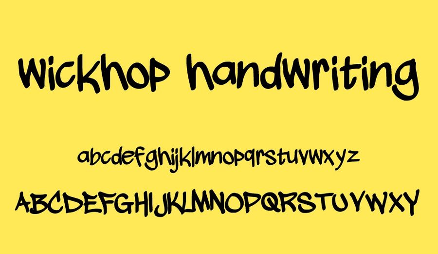 A handwritting street style font