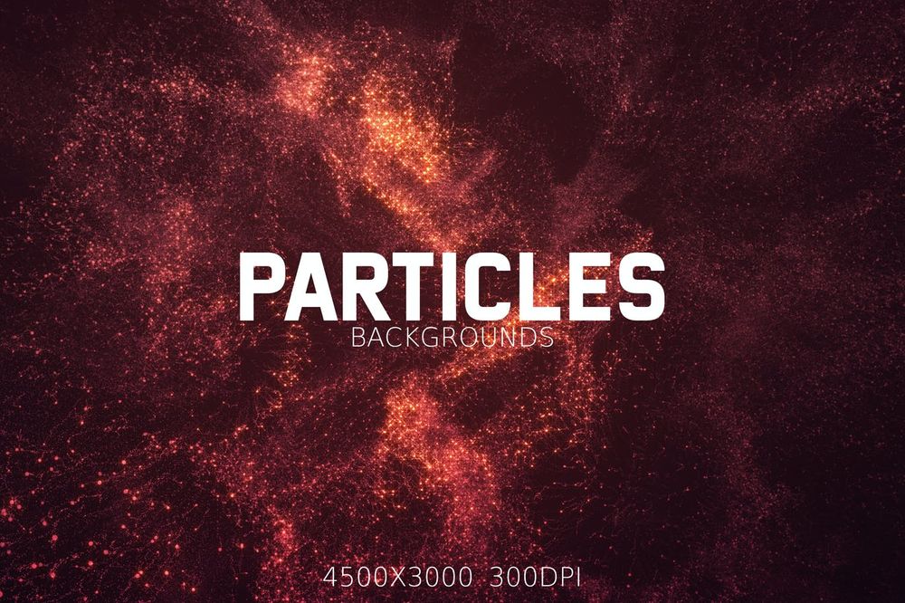 High resolution particles backgrounds