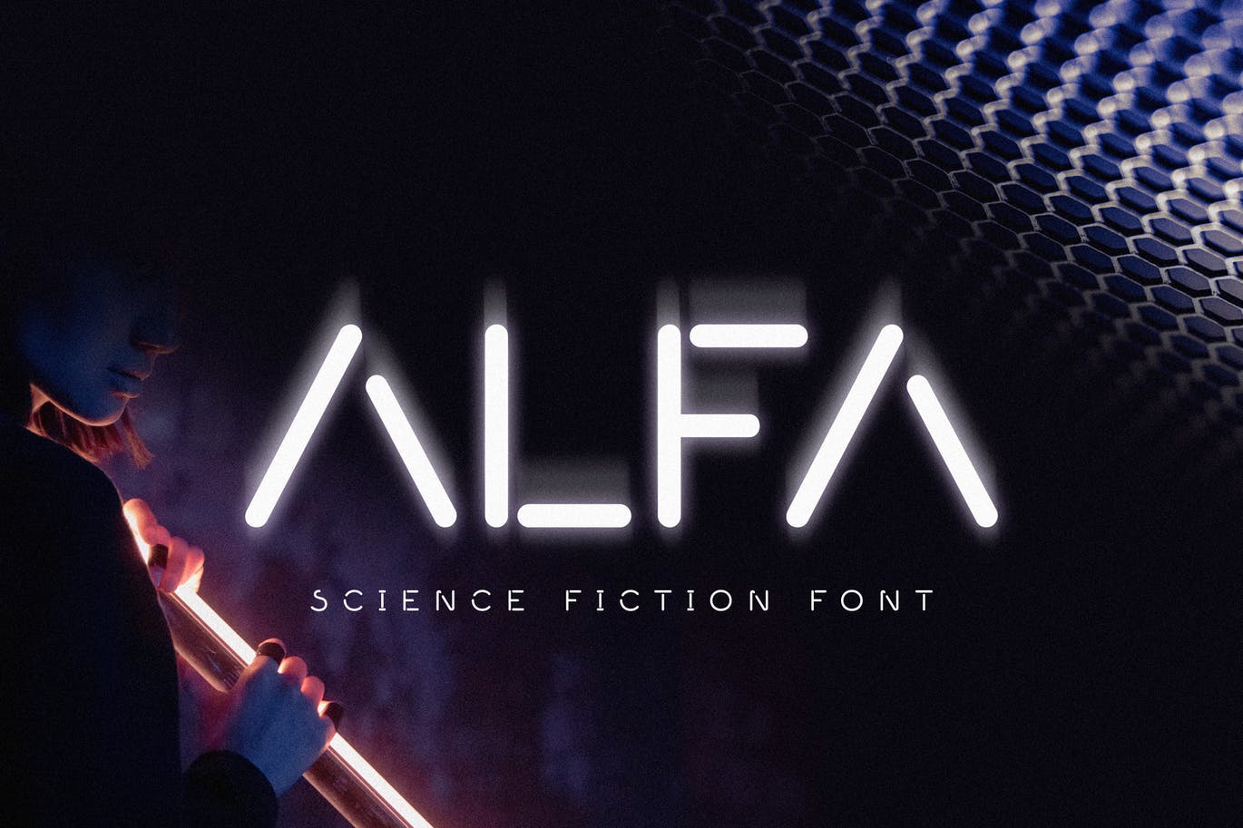 A science fiction font