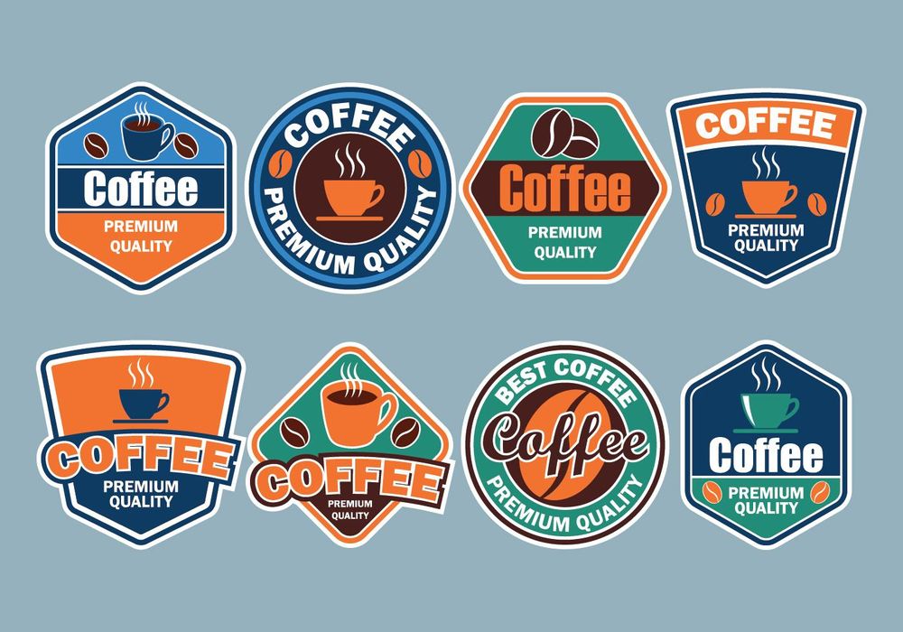 A free coffee badges collection