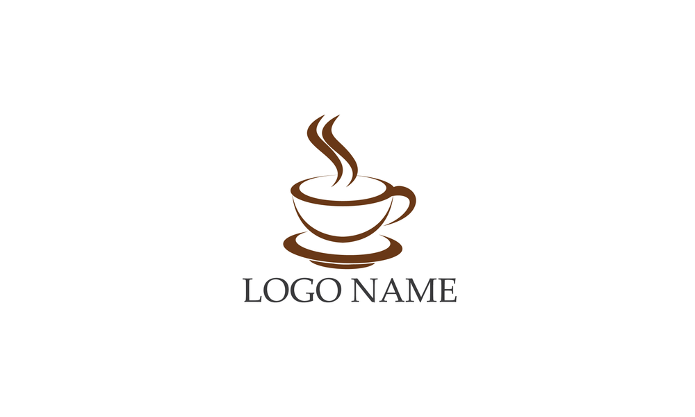 A free coffee cup logo template