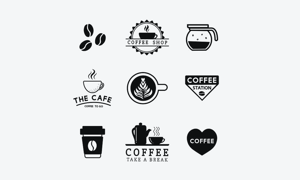 A coffee logo set free