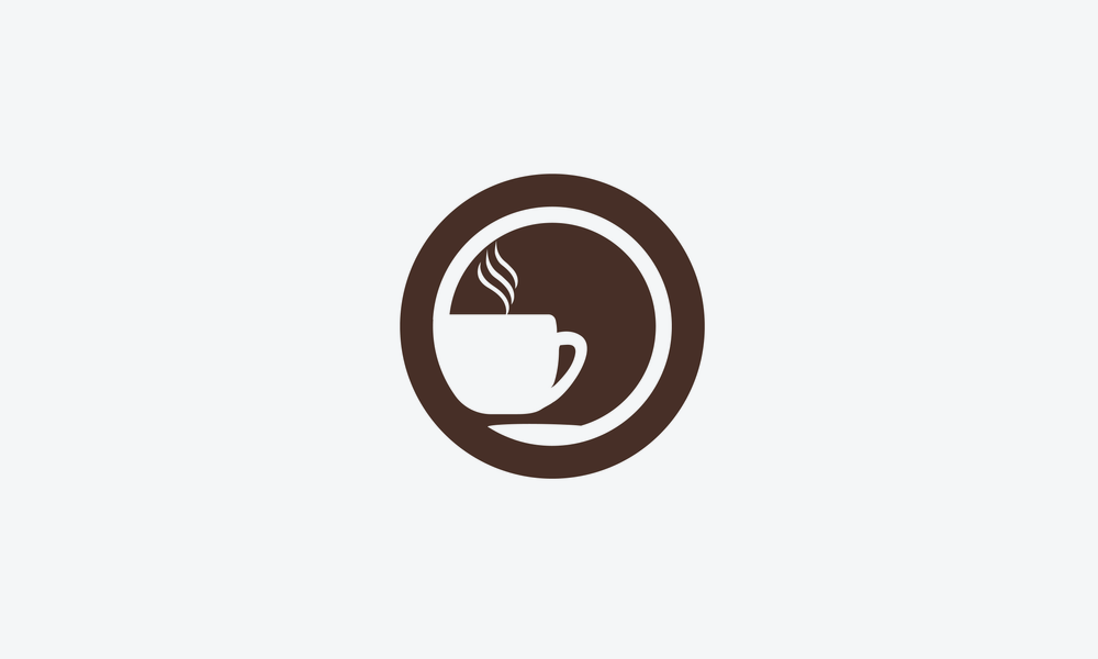 A simple coffee logo template