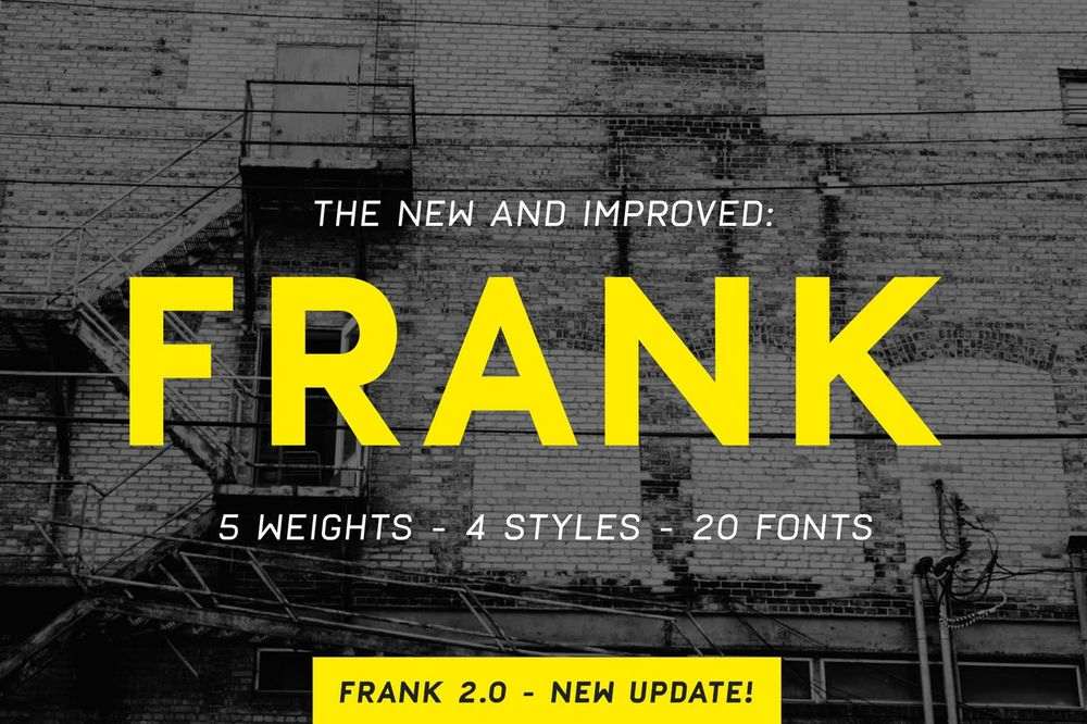 A display font family