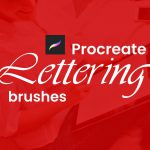 Procreate lettering brushes cover
