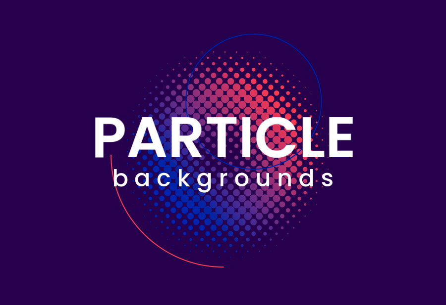 Particle backgrounds cover