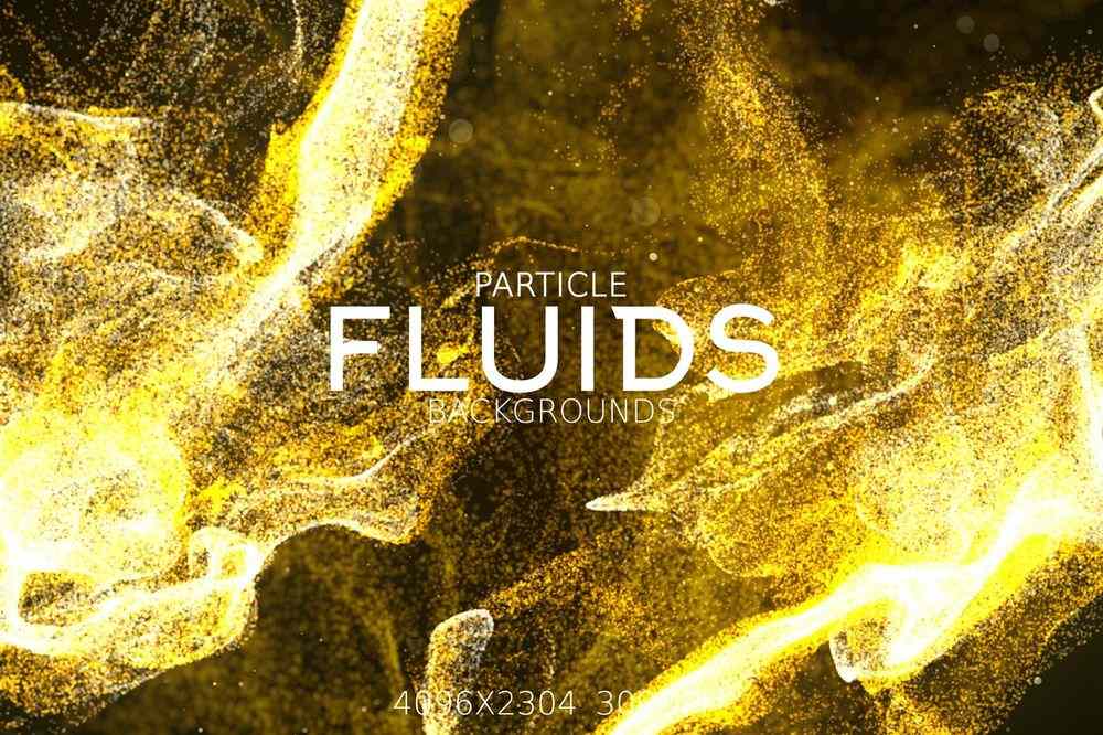 Nine golden particle fluids backgrounds