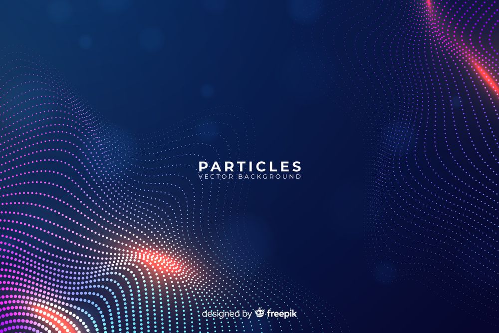 Free particles vector background