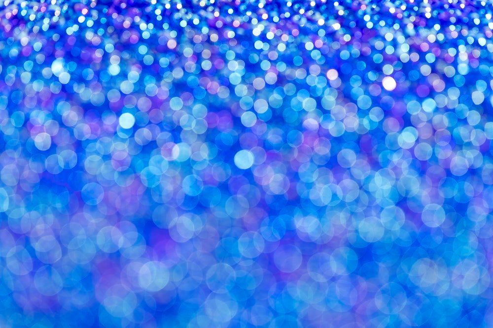 Free shiny glitter in blue background