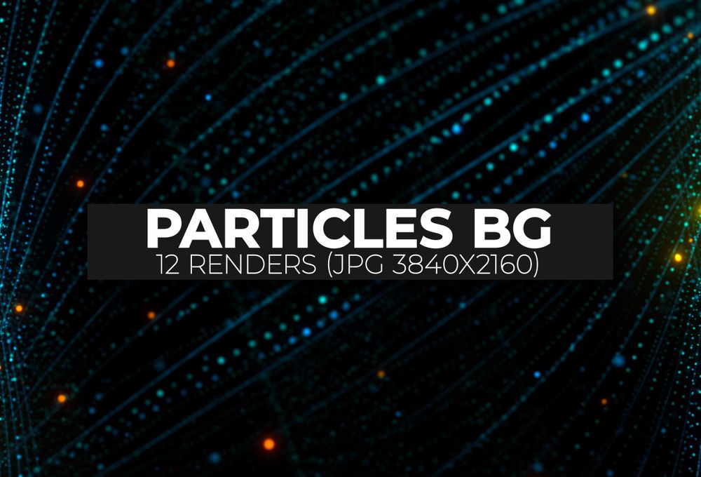Twelve particles renders backgrounds