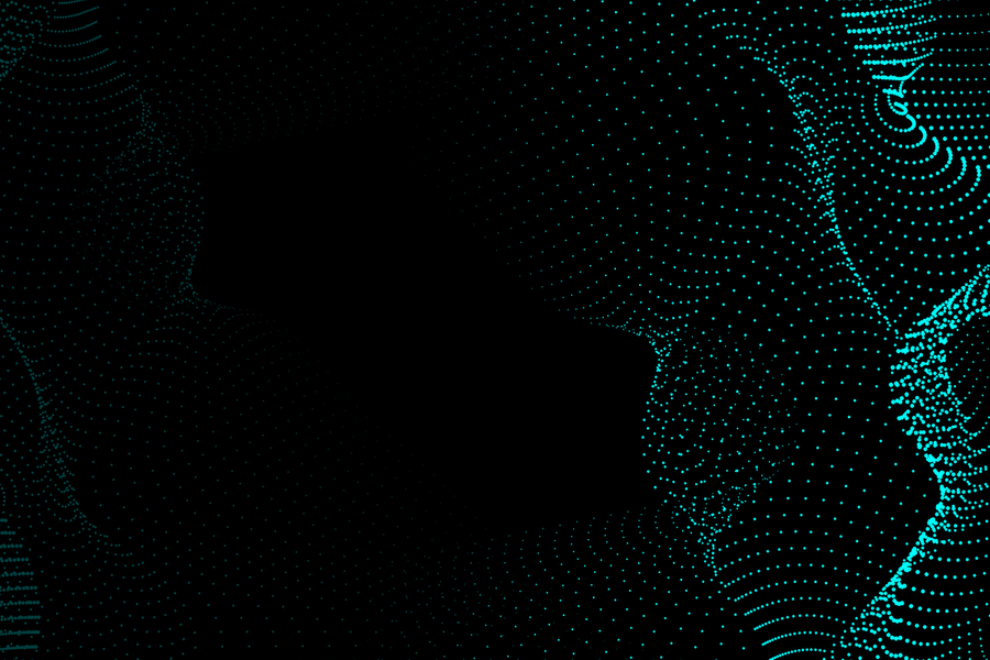 Free wavy with particles background