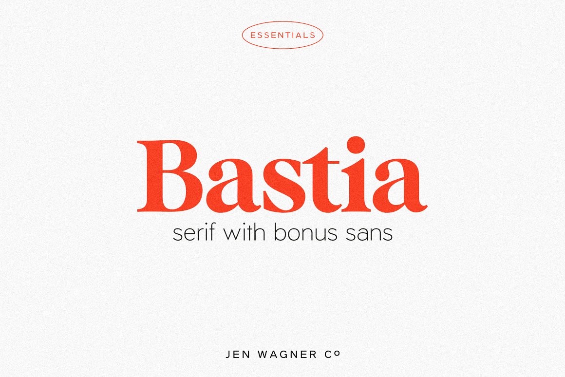 Bastia a modern serif font