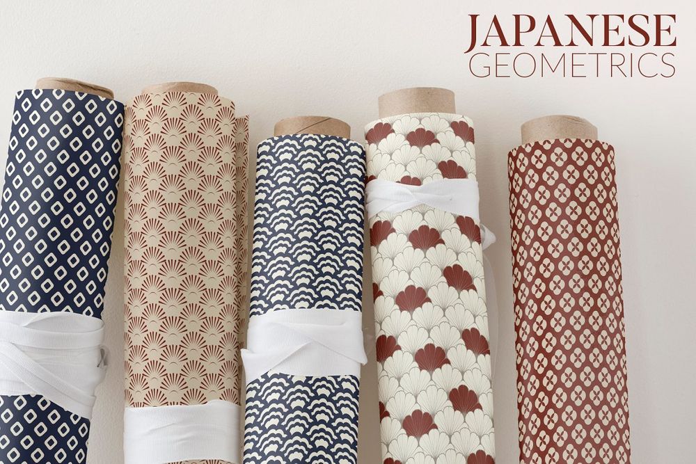 A japanese geometric patterns