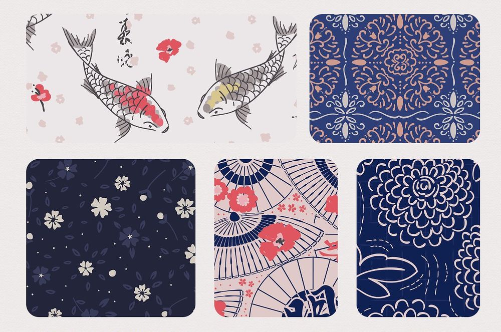 Handsome japanese patterns