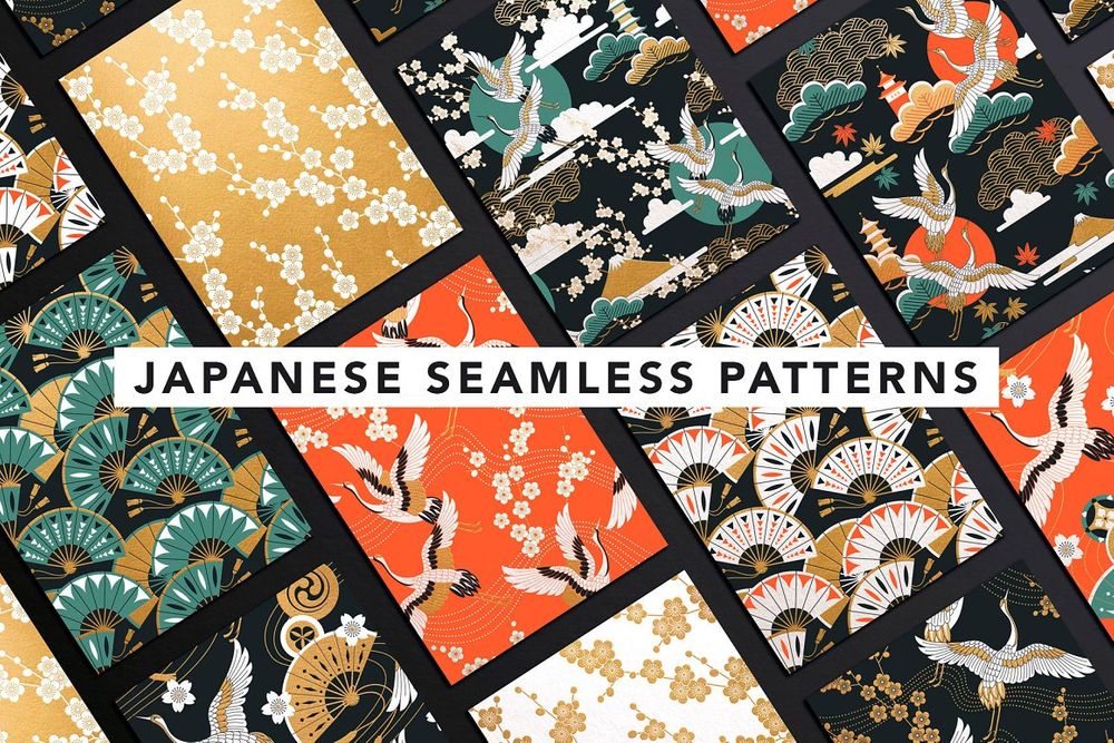 A japanese seamless patterns