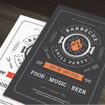 BBQ flyer templates cover