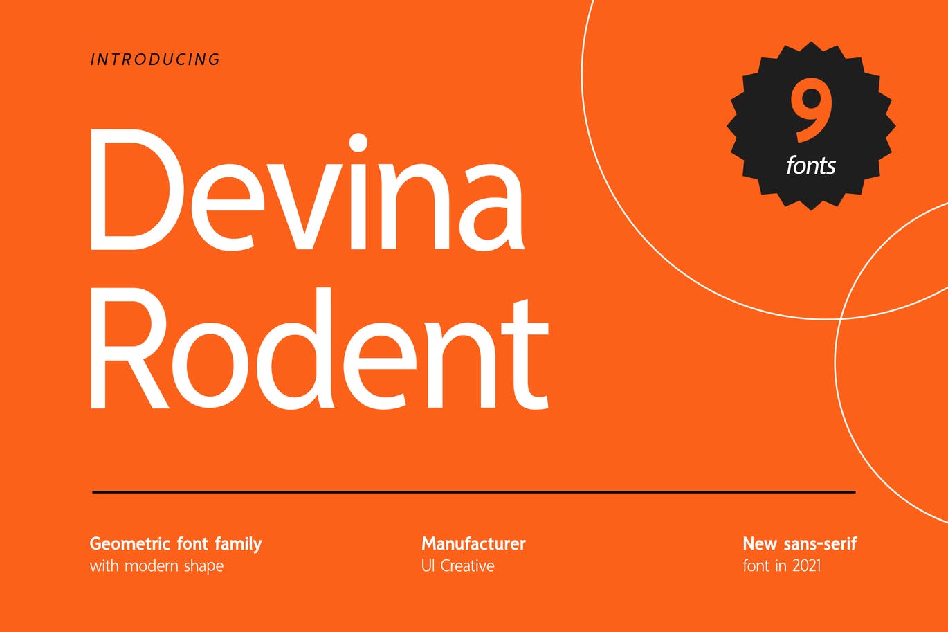 Devina Rodent a sans serif font family