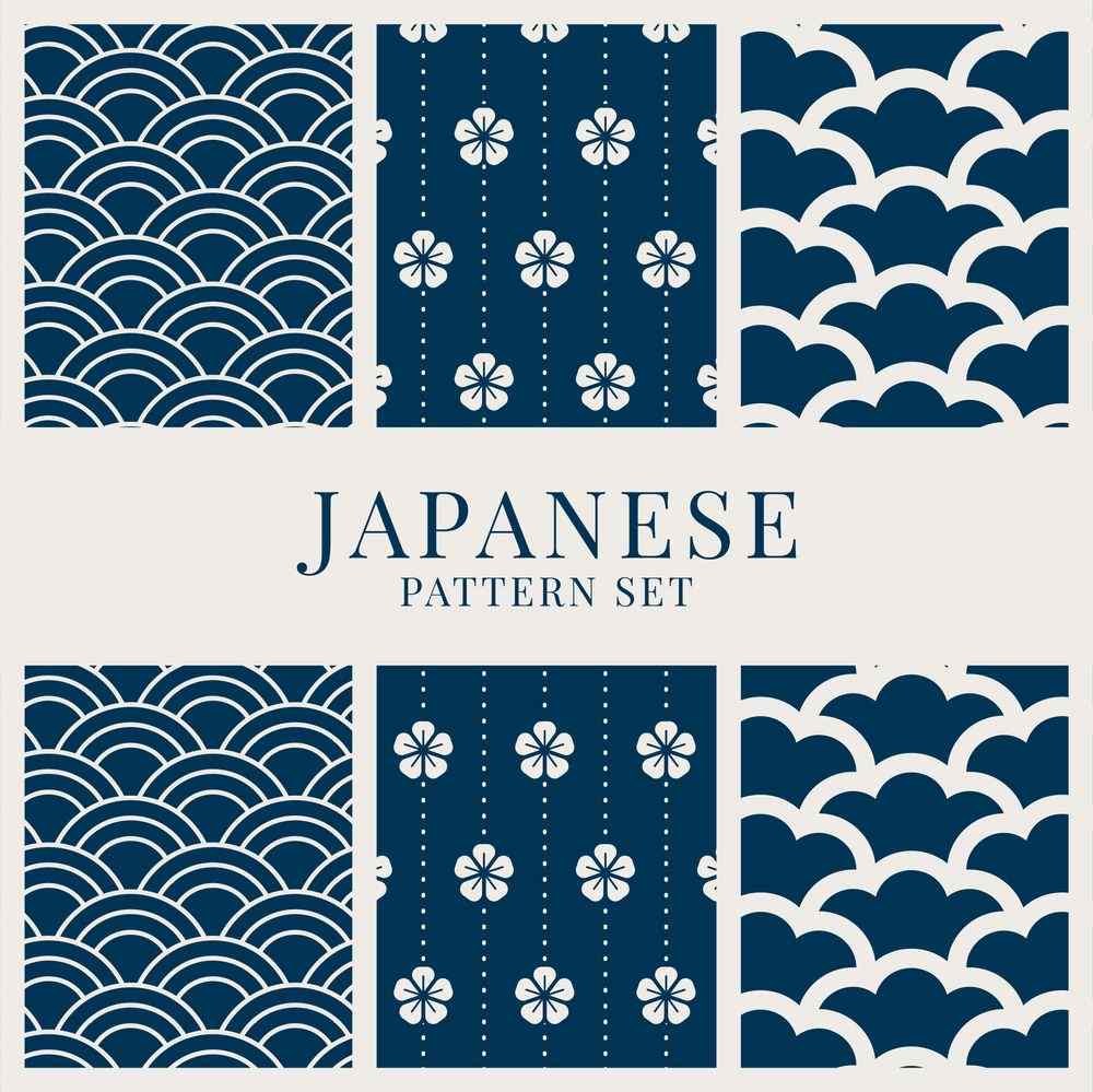 A free japanese pattern set