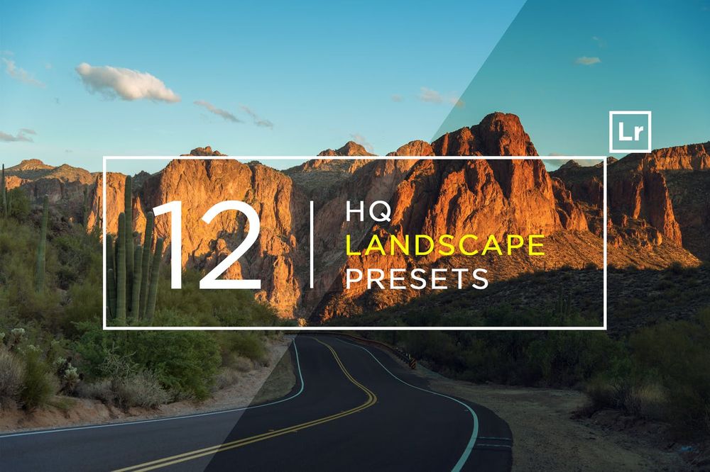 A set of hq landscape lightroom presets