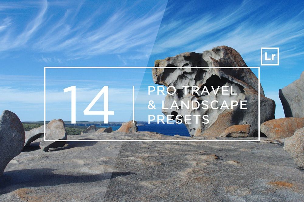 Travel and landscape lightroom presets