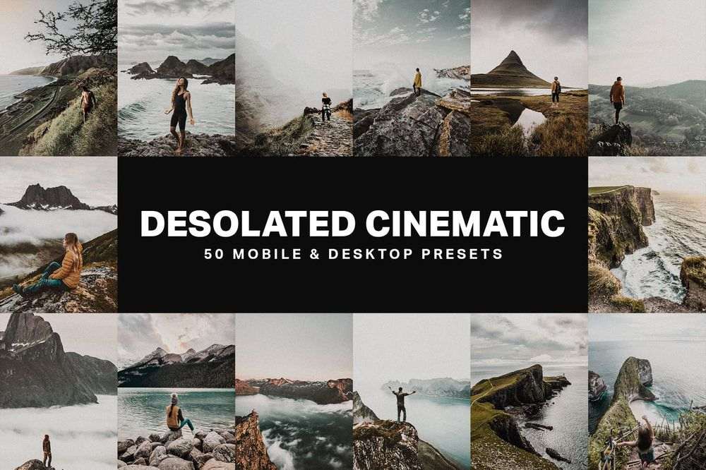 A set of desolated cinematic lightroom presets and luts