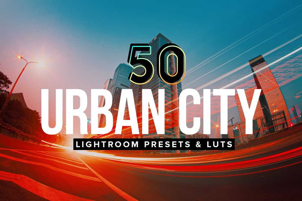 A set of urban city lightroom presets and luts