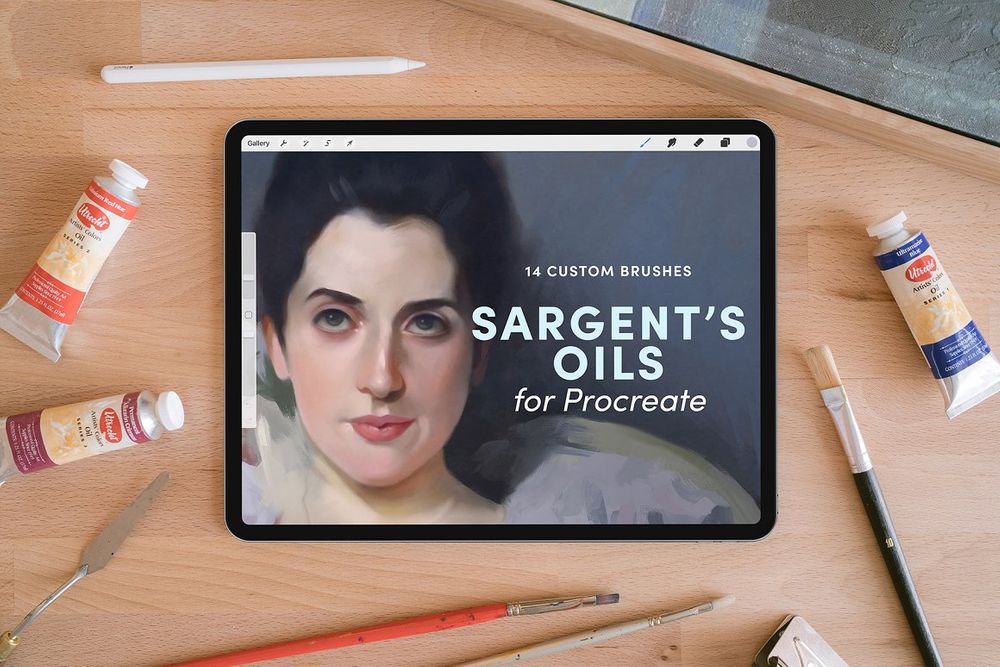 14 custom brushes for Procreate