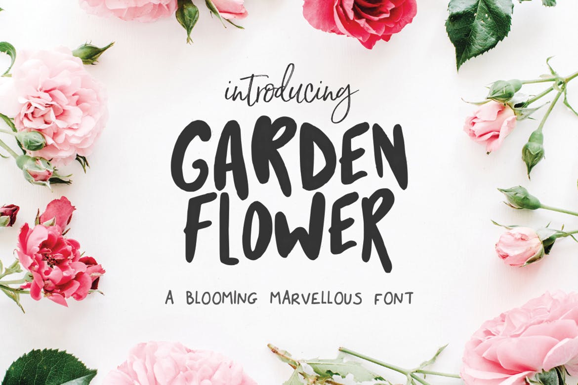 A blooming marvellous font