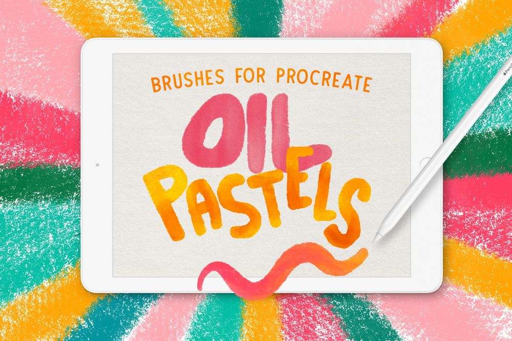 Oil pastels Procreate Brushes