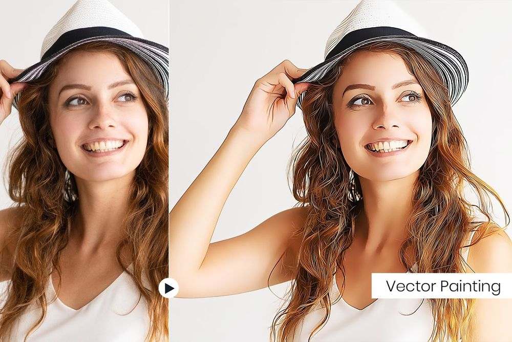 A vector painting photoshop actions