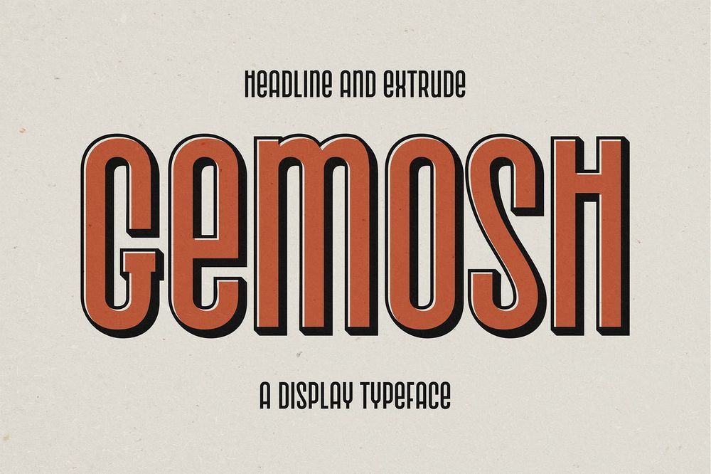 A display typeface