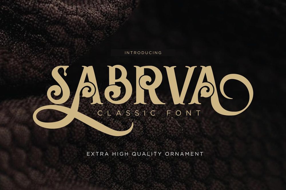A classic font special for tattoo