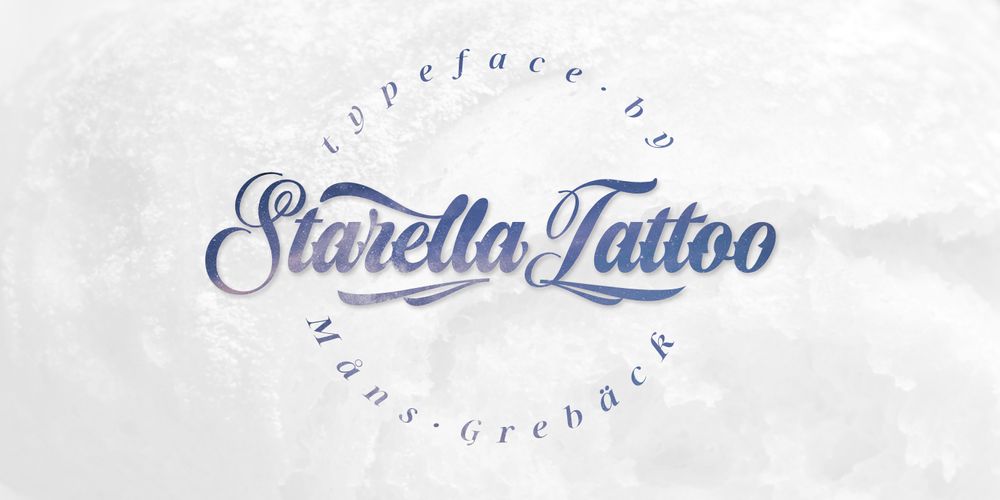 A free vintage tattoo typeface